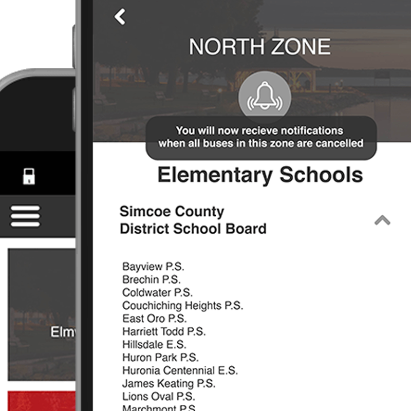 Bus Cancellations Mockup