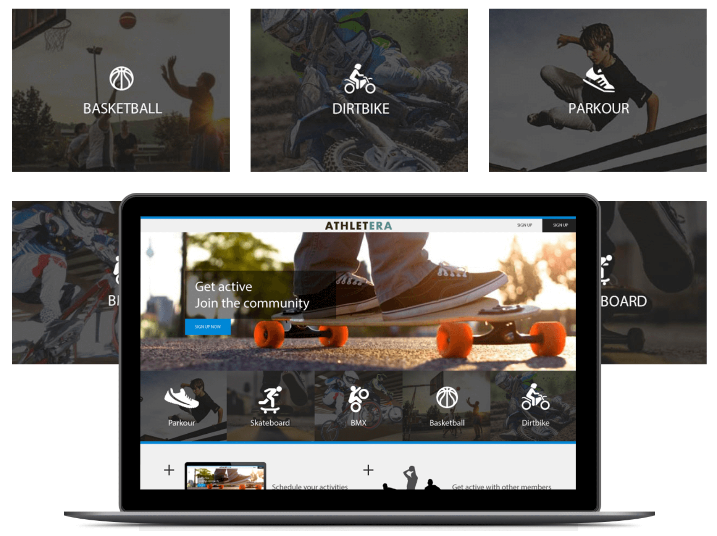 Athletera collage